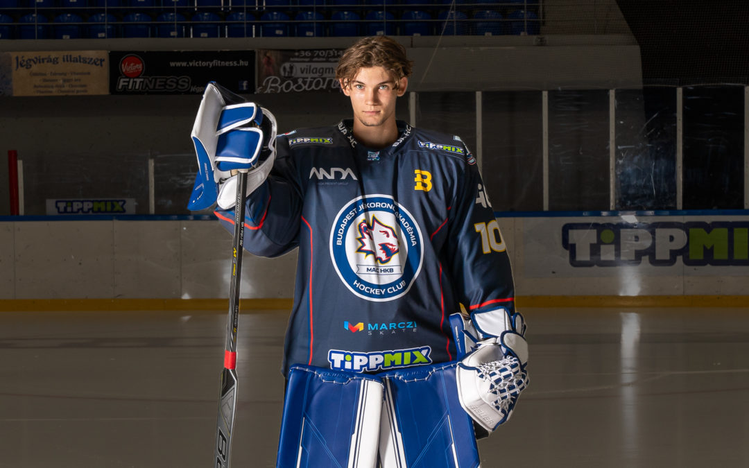 A Budapest Jégkorong Akadémia Hockey Club is számít Straubinger Zoltánra, az U21 kapusára